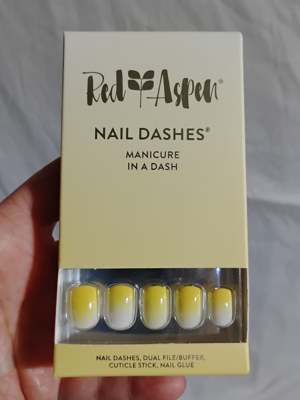 Red Aspen Yellow Ombre Nail Dashes Sunday Mimosa Serina NEW
